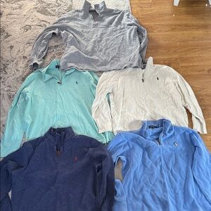 Men's Polo by Ralph Lauren Half-Zip Pullover Shirt - Assorted Colors